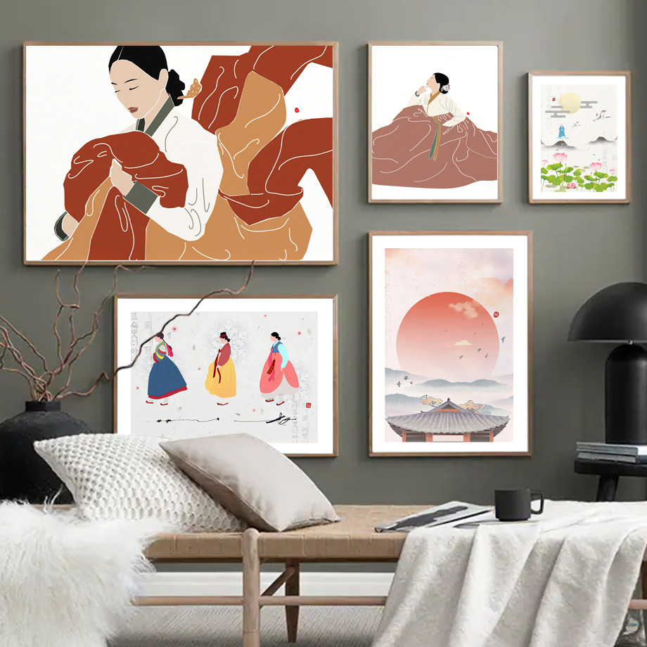 Modern Korean Lifestyle - Korean Style Boho Hanbok Girl Asian