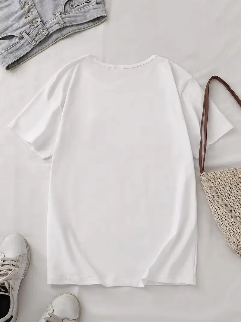 Women's T-shirt with A Illustr - огляд і ціна Korean Pants Lifestyle